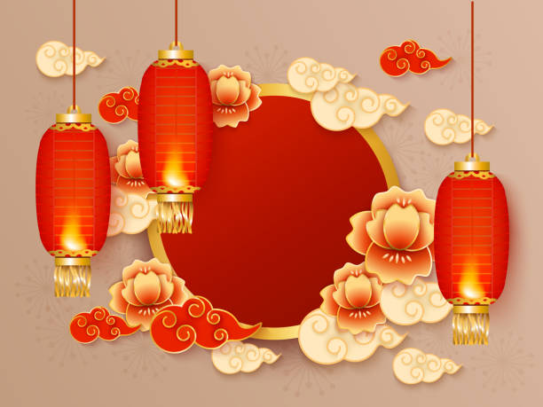 istock Chinese new year festival celebration, traditional red lantern decorations from China 1151546918