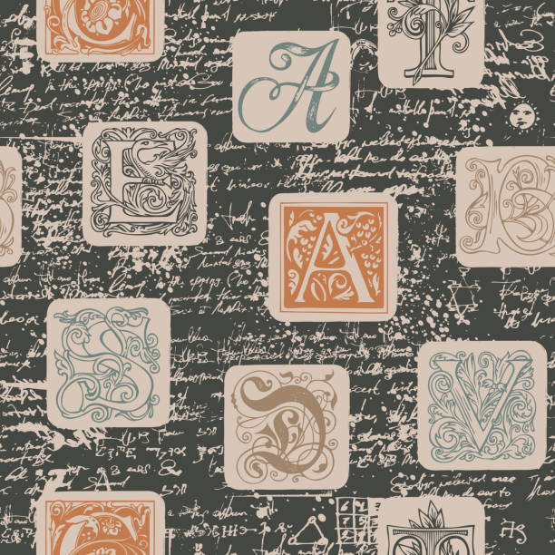 Medieval Letter Illustrations, Royalty-Free Vector Graphics & Clip Art