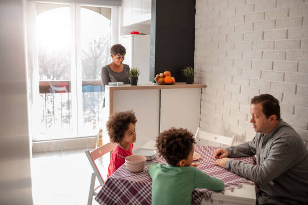 istock Family Mornings At Home 1151548432