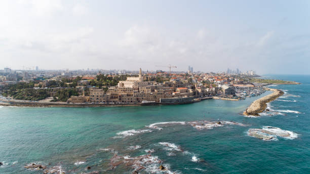 istock Old Yafo City aerial view 1151569614