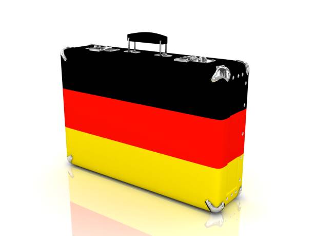 istock Travel suitcase Germany flag 1151573696