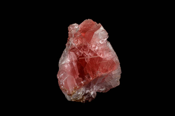 istock Macro stone mineral Fluorite on a black background 1151576301