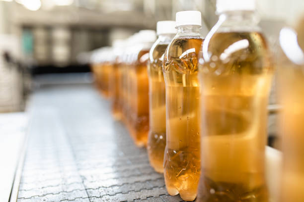 istock Production line for juice bottling 1151576352
