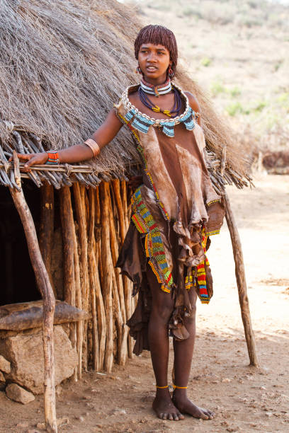 ハーマル女性エチオピア - hamer ストックフォトと画像