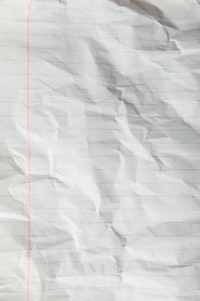 istock top view of blank lined crumpled page 1151599245
