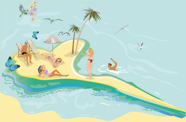 istock Series of summer backgrounds with blue sky and sea water, sun. 1151599757