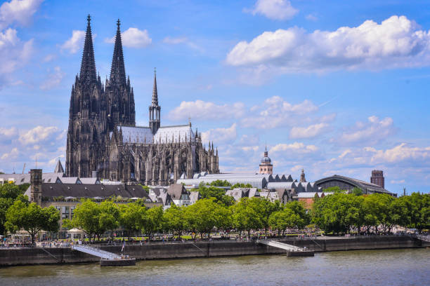 istock Cologne Cathedral and Rhine River in Germany 1151600467