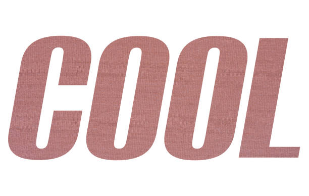 istock COOL word with terracotta colored fabric texture on white background 1151601798