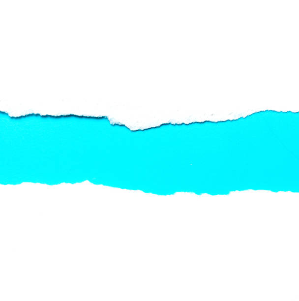 istock Abstract background Torn white paper On blue paper 1151608783