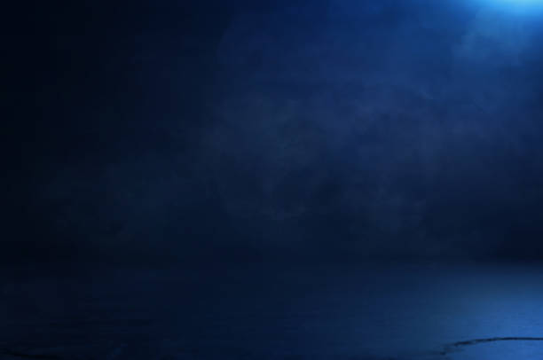 istock abstract dark concentrate floor scene with mist or fog, spotlight and display 1151609607