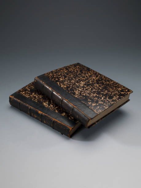 istock Old antique vintage hard cover book. 1151609825