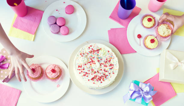 istock Sweet dessert and treats on table 1151611249