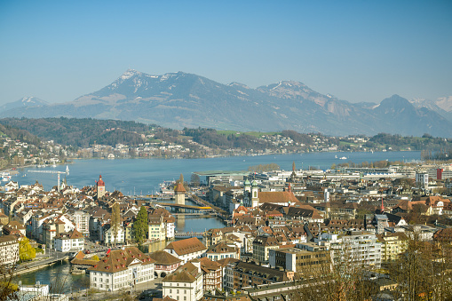 Panoramic view of Bern, Switzerland