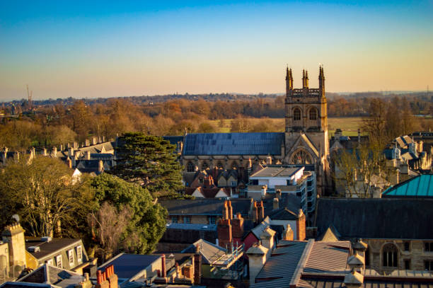 istock Oxford from above and its old buildings 1151616040