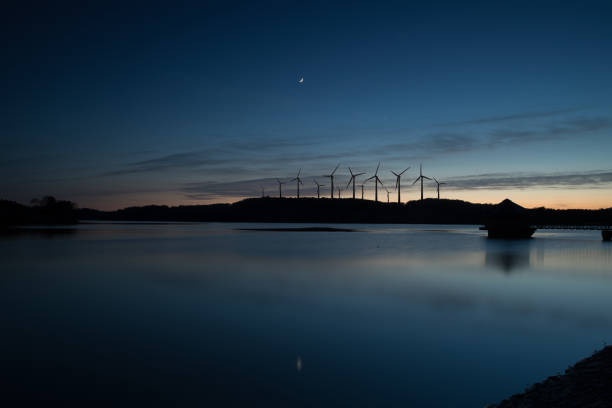 istock Wind turbines landscape sunset 1151619300