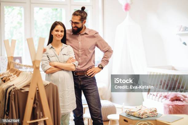 Young Couple Is Working In Their Store Stock Photo - Download Image Now - 20-29 Years, 30-39 Years, Adult