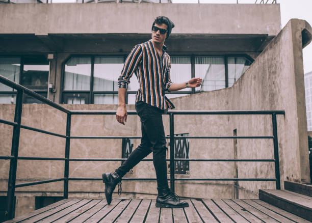 istock Attractive man walking on the stairs 1151622676