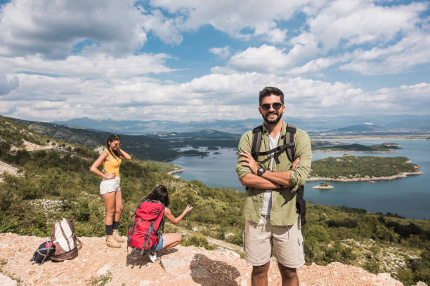 istock Happy young man loves hiking. 1151622952