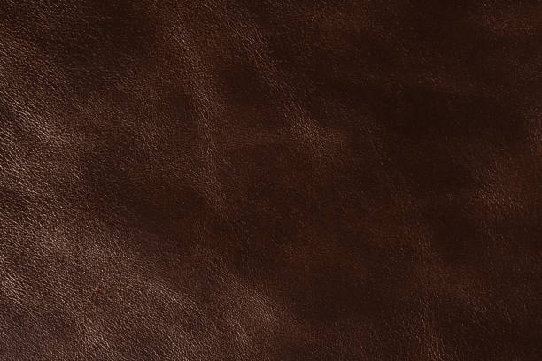 istock Luxury dark brown leather background close up. 1151627480