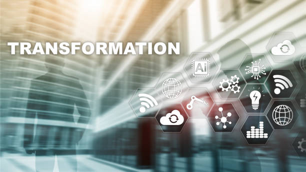istock Business Transformation. Future and Innovation Internet and network concept. Abstract business background. Mixed Media. 1151630306