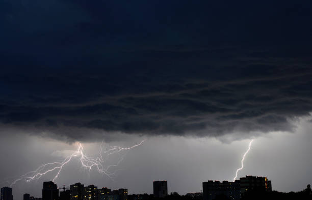 istock A lightning strike during a storm in Kyiv 1151640581
