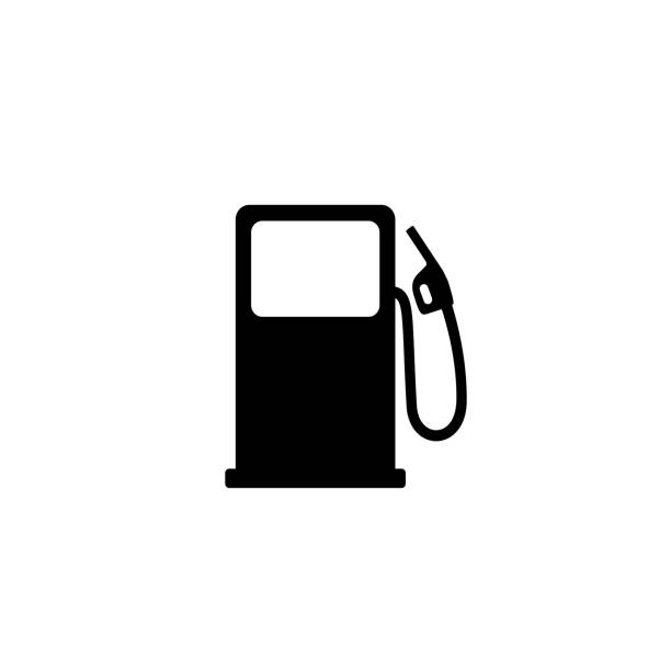 ilustraciones, imágenes clip art, dibujos animados e iconos de stock de símbolo de recarga de combustible. ilustración vectorial - bomba de combustible