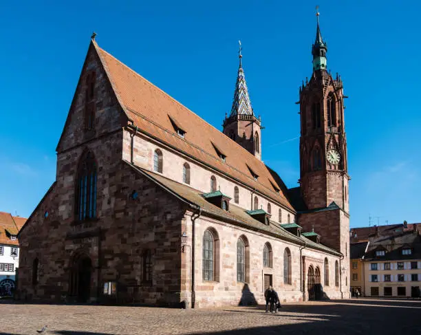Church in the city of Villingen Baden-Wurttemberg Germany