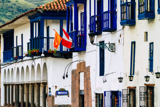 Enjoying the view of Cusco's main square