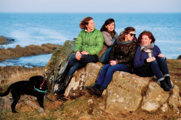 istock Friends chatting by the sea 1151649803