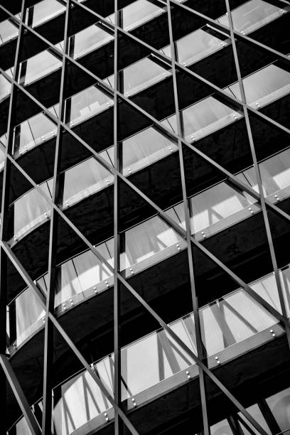 istock Metal construction, geometric design, abstract geometric background. 1151653452