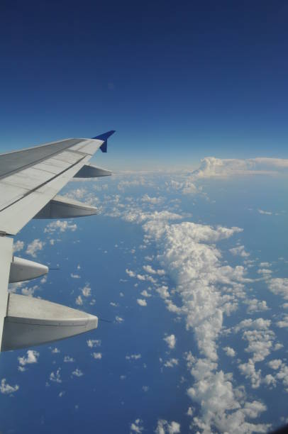 istock The beautiful view from airplane window sky and cloud 1151658258