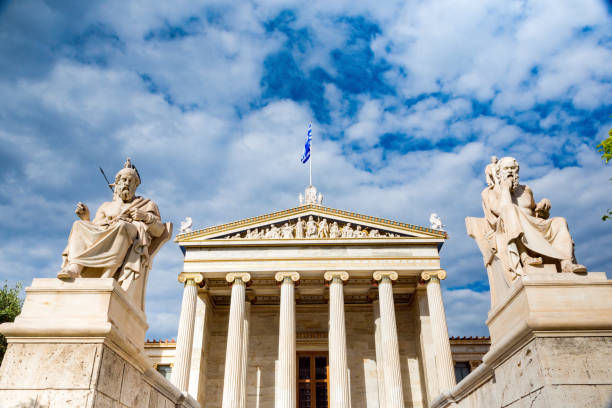 istock academy of Athens on a cloudy day 1151659376