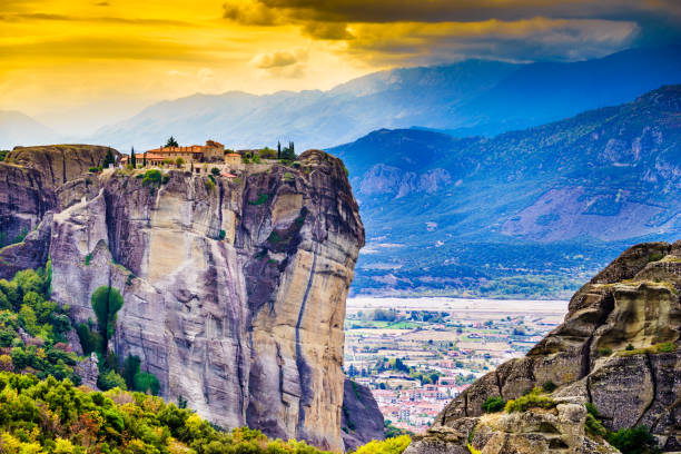 istock Monastery of the Holy Trinity i in Meteora, Greece 1151669370