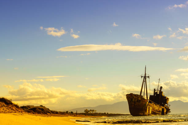 istock The famous shipwreck near Gythio Greece 1151669772