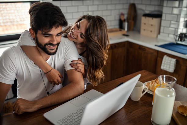 istock A couple enjoying their breakfast together at home 1151676414