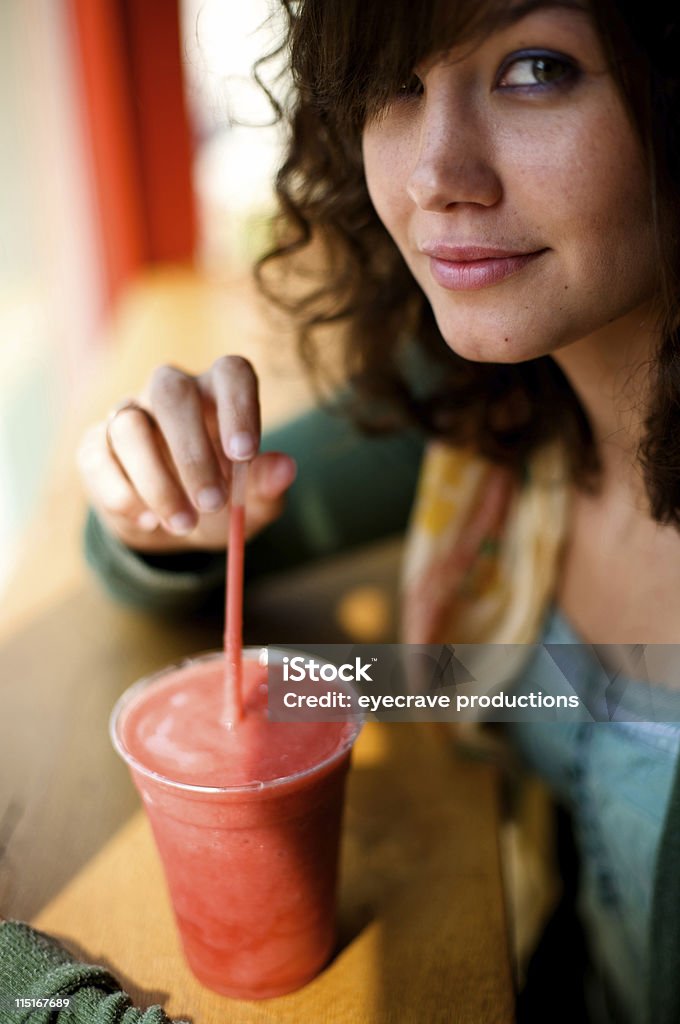 "coffee bistro" smoothie Getränke-portraits - Lizenzfrei Beere - Obst Stock-Foto