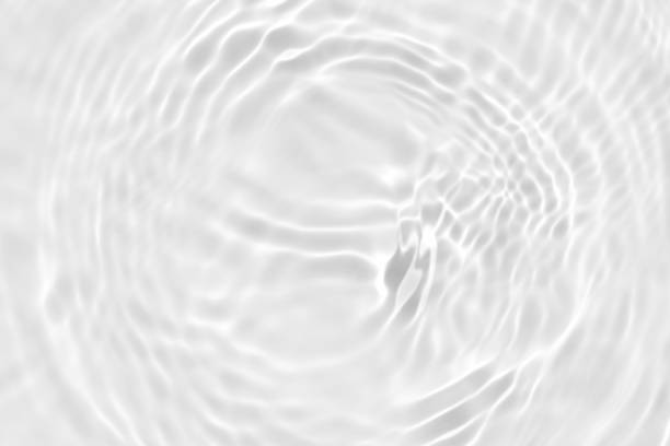 Photo of white wave abstract or rippled water texture background