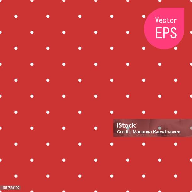 Small Red Image Texture With Small Red Dot Hand Drawn Graphic Print Red Polka Dot ...