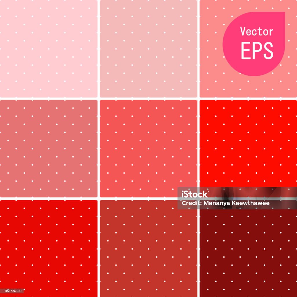 Small Red Image Texture With Small Red Dot Hand Drawn Graphic Print Red Polka Dot ...