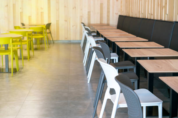 istock Empty cafe on an early sunny morning 1151735481
