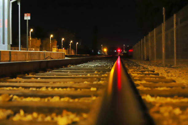 istock Railroad tracks at Moorpark Railway Station 1151738300