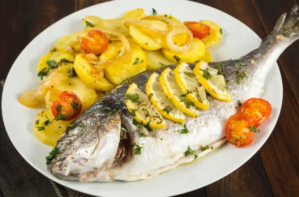 Photo of Baked fish with potatoes