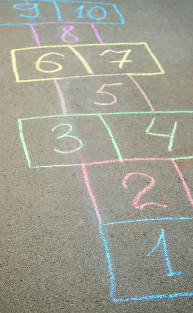 istock street children's games in classics. Selective focus. 1151751912