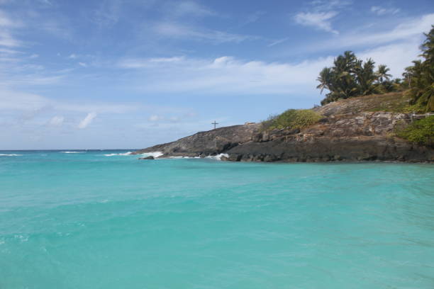 istock seychelles private beach resaort 1151764082