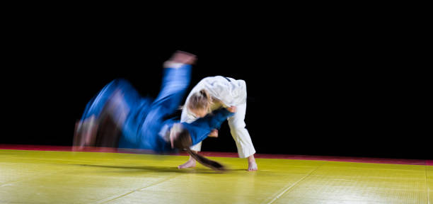 istock Judo Players Competing In Judo Match 1151765831