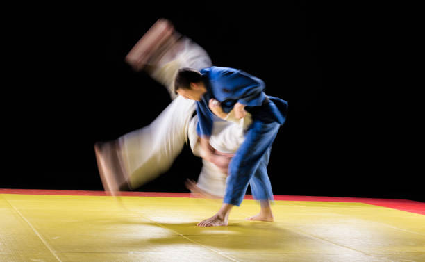 istock Judo Players Competing In Judo Match 1151765837