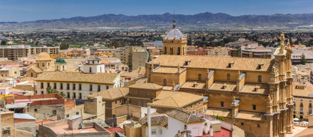istock Panoramic view over historic city Lorca and the surrounding mountains 1151765845