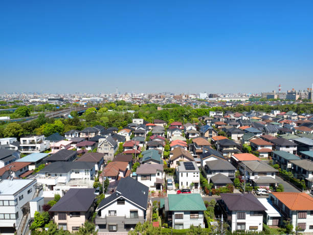 istock Residential area near Tokyo 1151766489