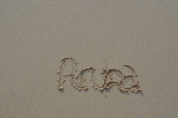 istock Aruba Written in the Sand 1151767724