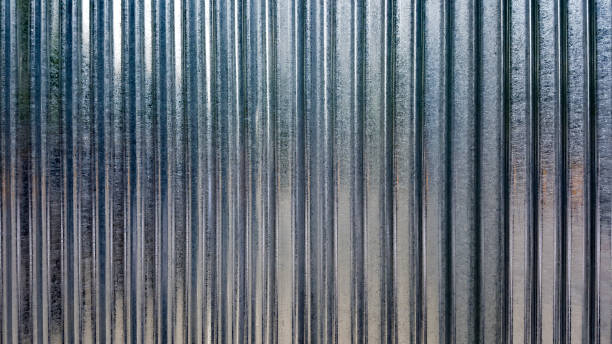 istock White Corrugated metal or zinc texture surface 1151768427